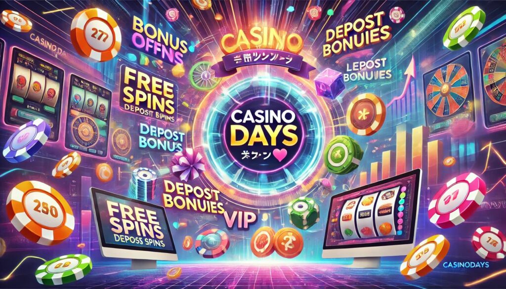 CasinoDays のボーナスとロイヤルティプログラム