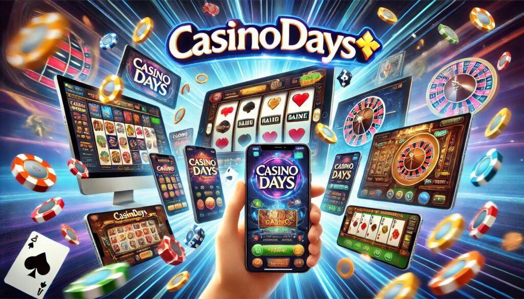 CasinoDaysオンラインカジノのモバイルゲーム