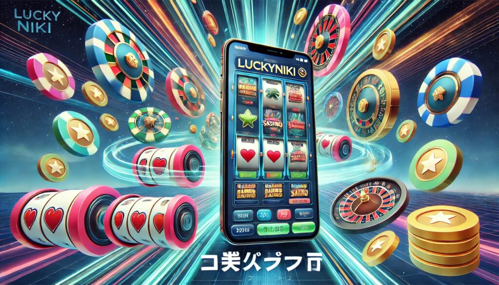 LuckyNiki オンラインカジノのモバイルゲーム